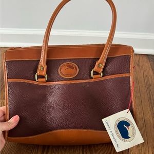Vintage Dooney & Bourke leather bag with tag still on!